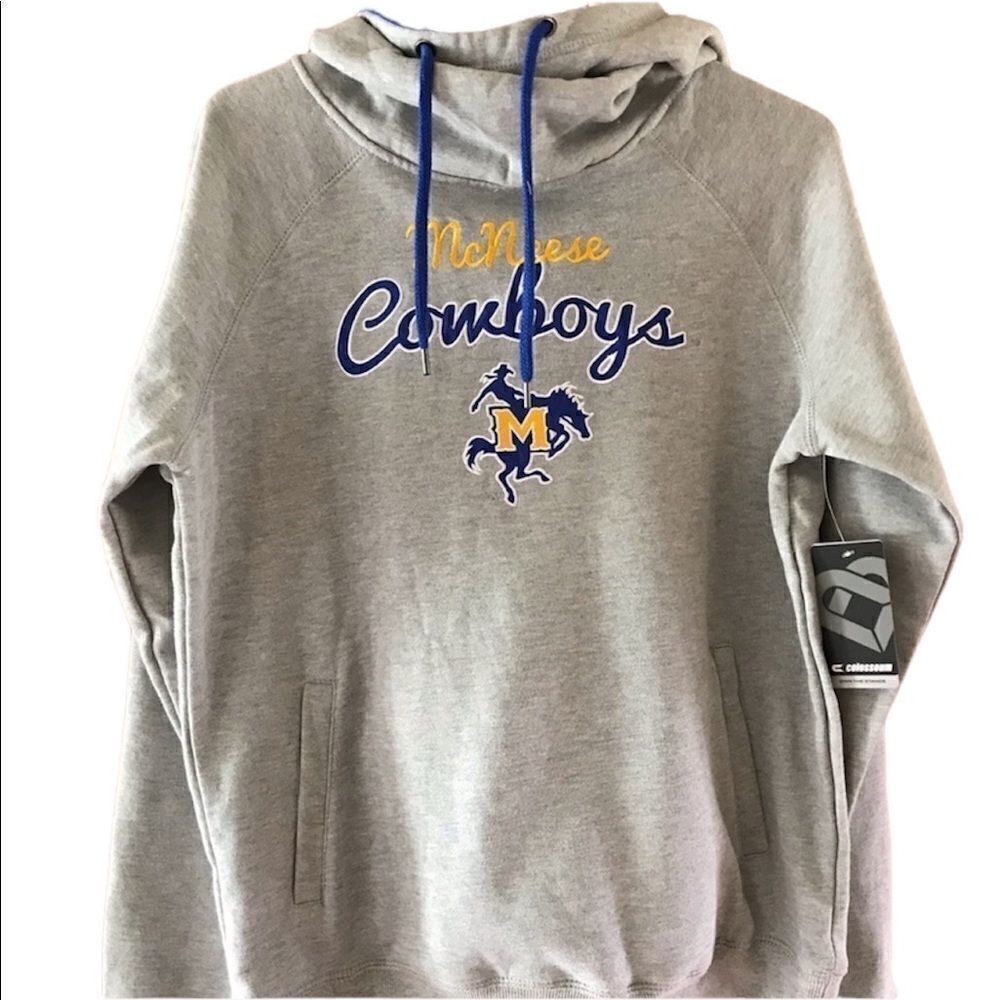 NCAA MC NEESE STATE COWBOYS WOMENS HOODIE SIZE L